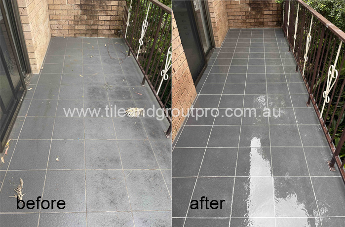 Epoxy regrouting service before and after in Ballarat
