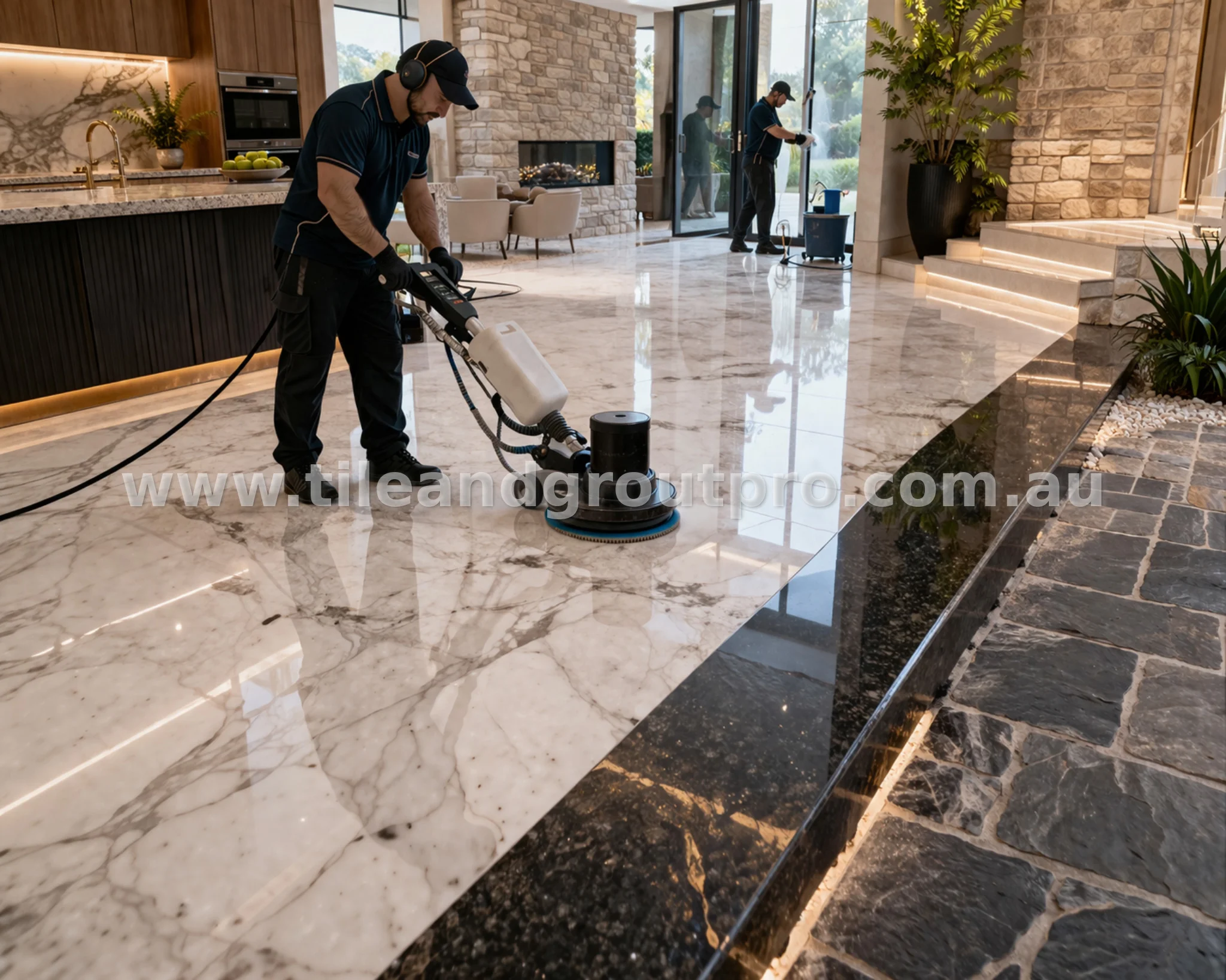 Marble and granite floor sealing service in Ballarat