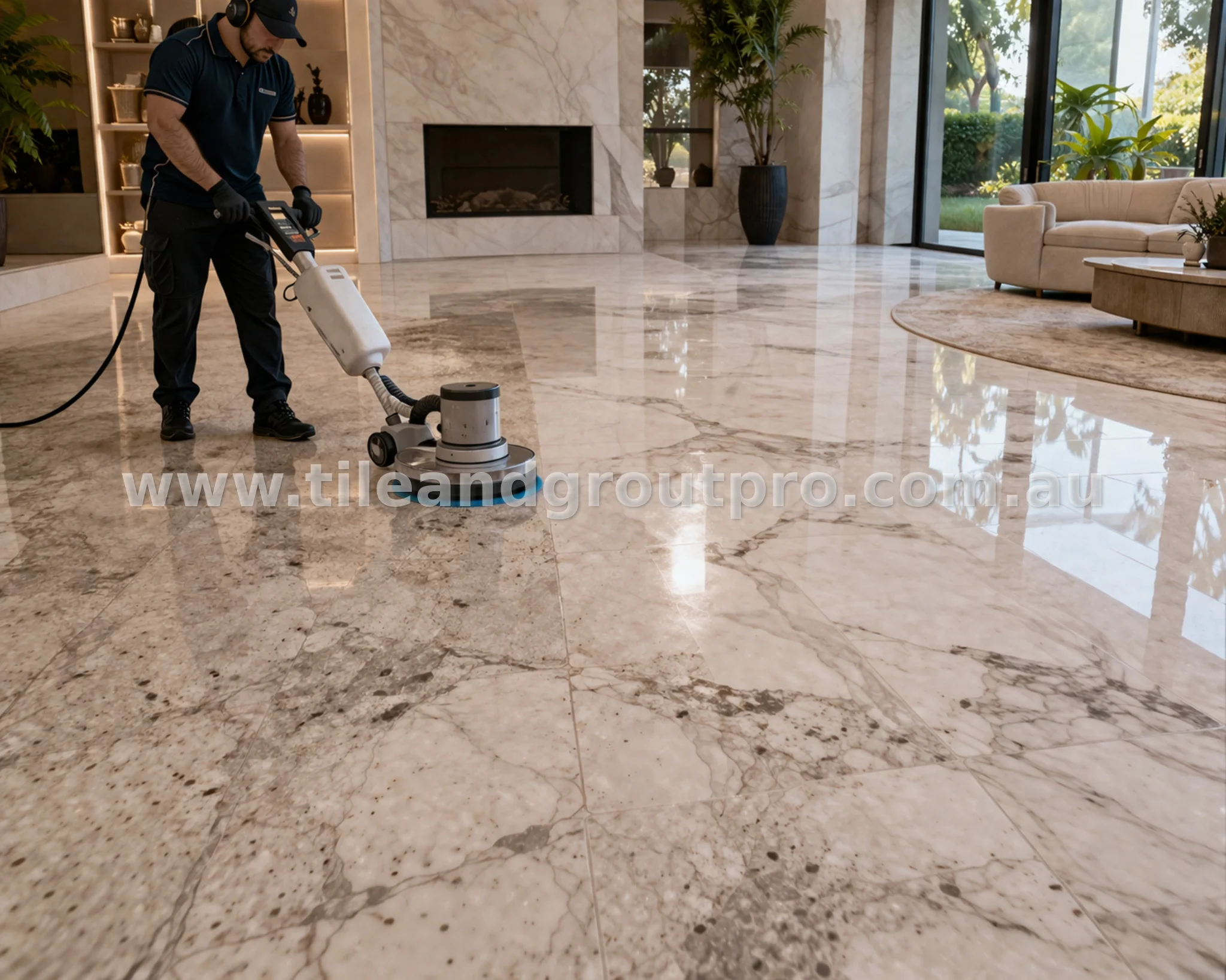 Marble floor cleaning and sealing service in Ballarat