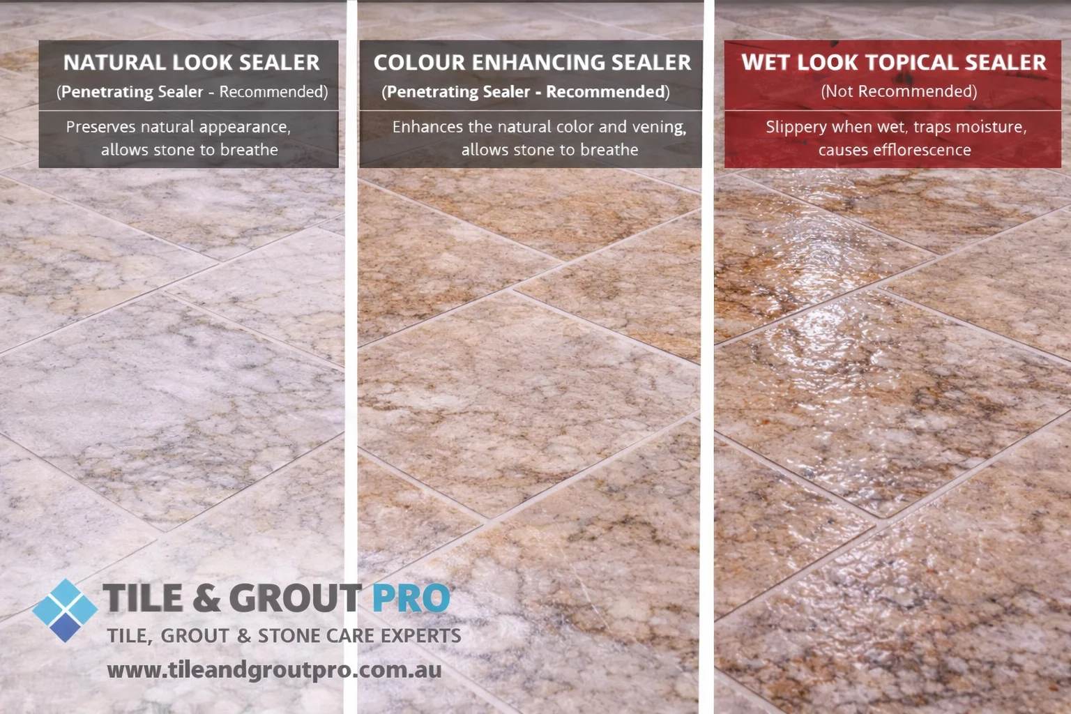 Natural limestone sealing options in Bendigo