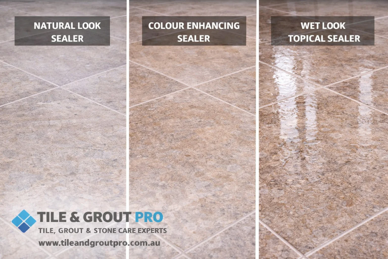 Porcelain tile sealing options