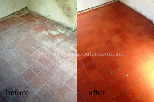 Quarry tile resealing in Ballarat