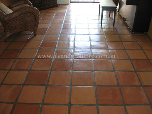 Terracotta tile sealing