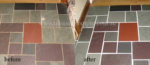 Slate tile care and sealing in Sydney