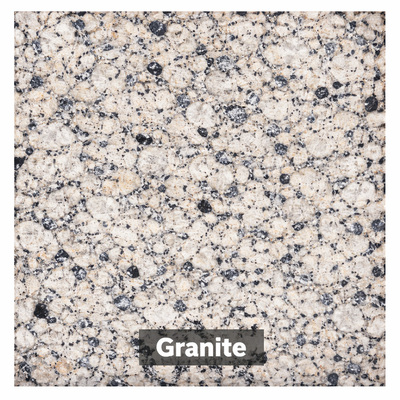 Granite tiles with durable polished stone surface